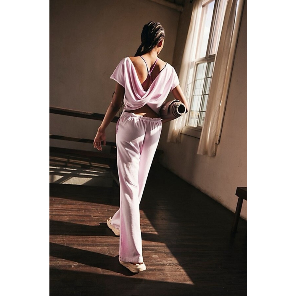Free People Pink Jumpsuit